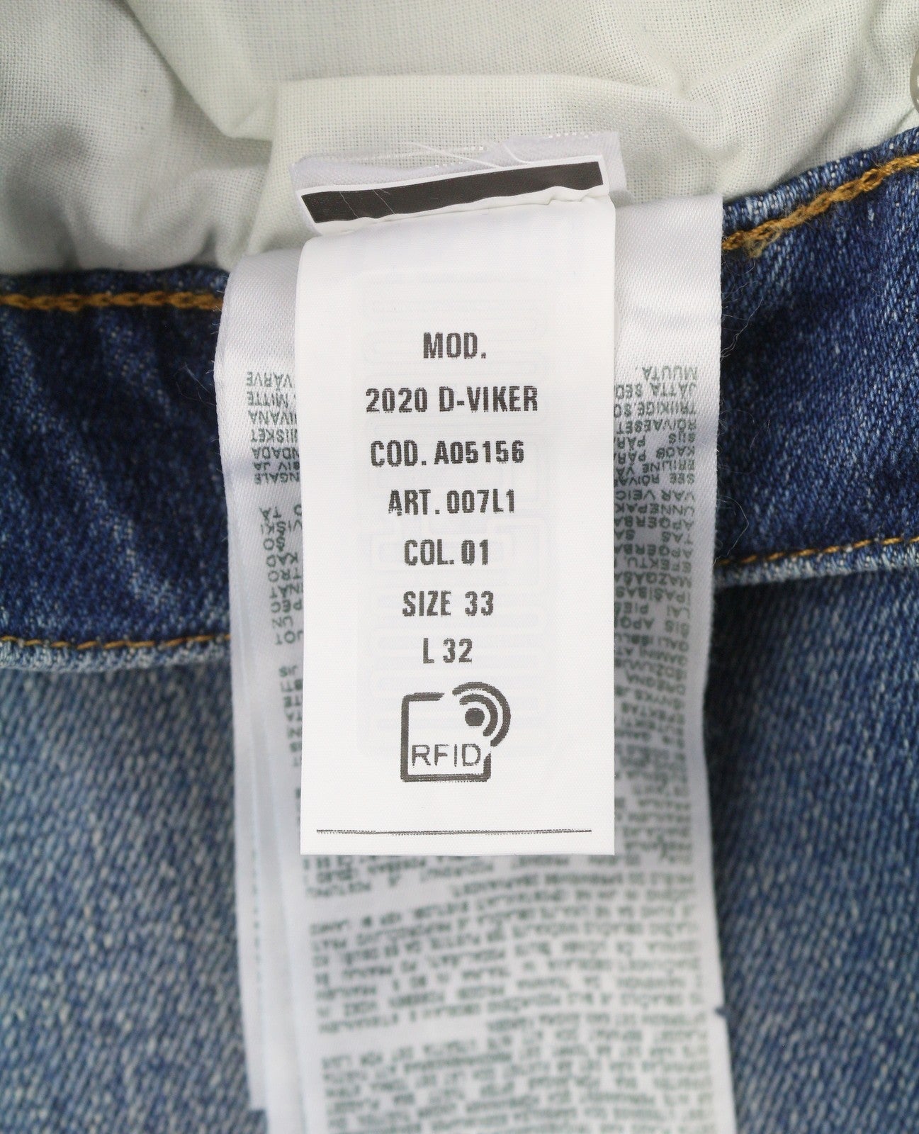 Jeans 2020 D-viker 007l1