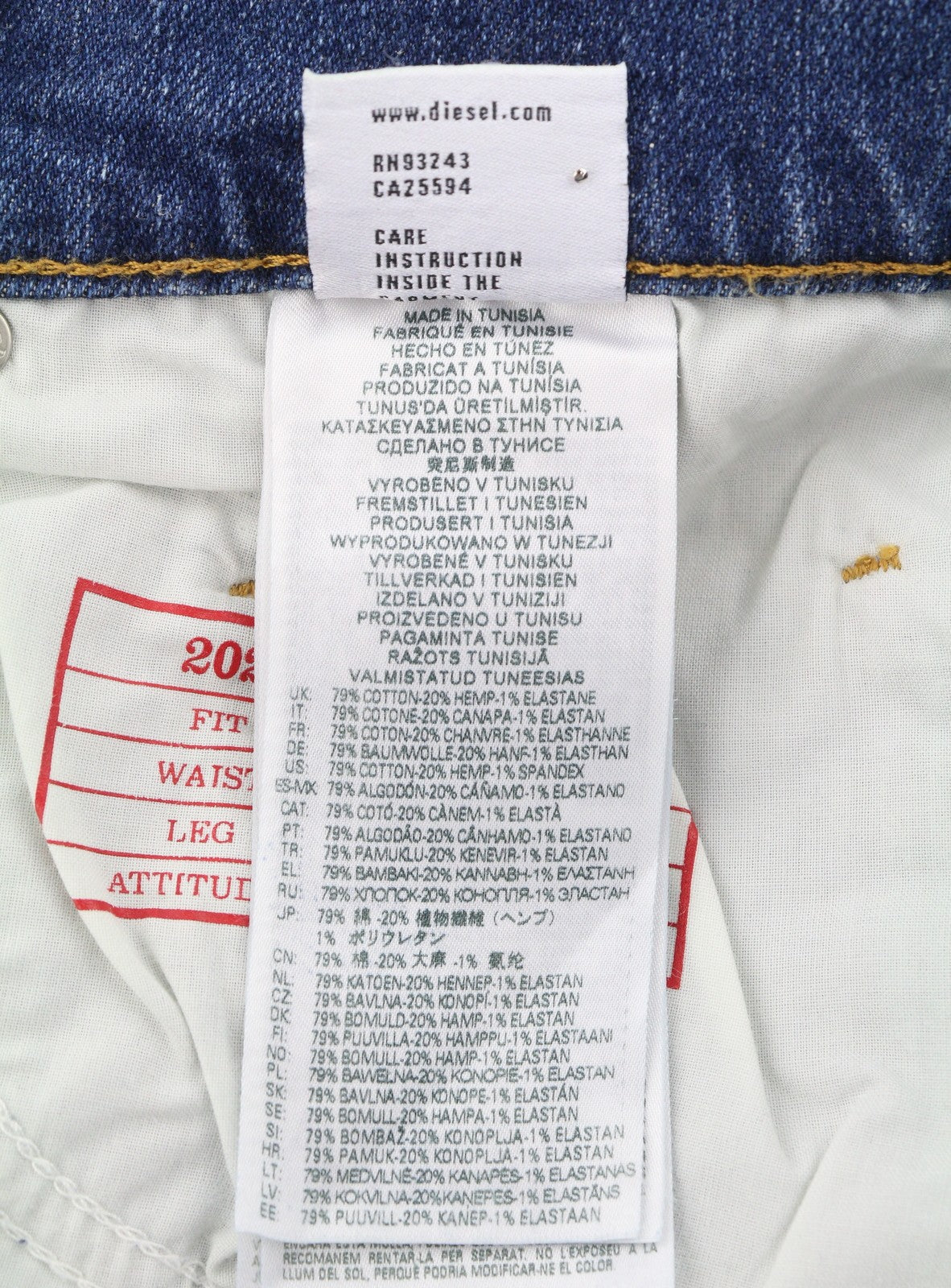 Jeans 2020 D-viker 007l1