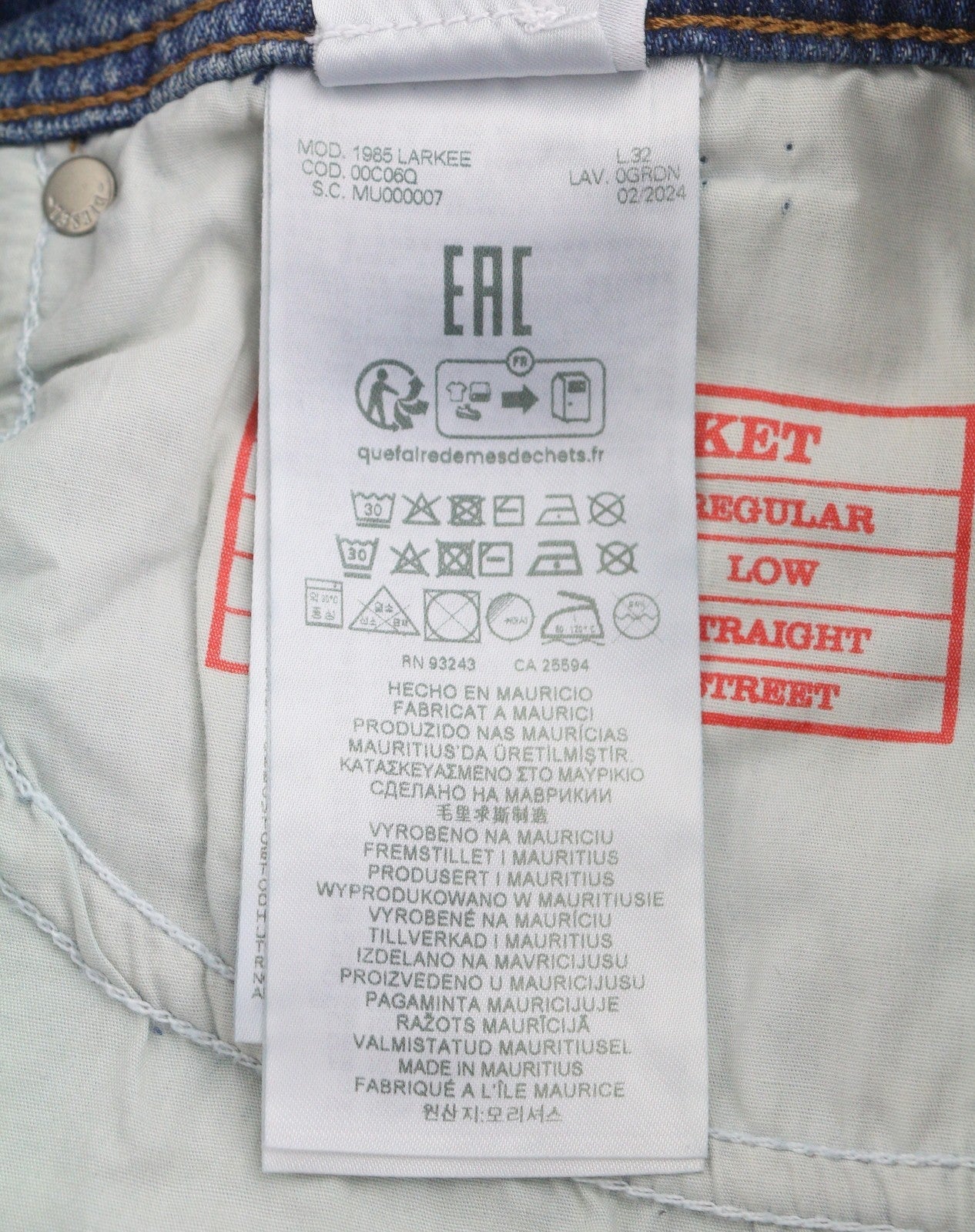 Jeans 1985 Larkee 0grdn