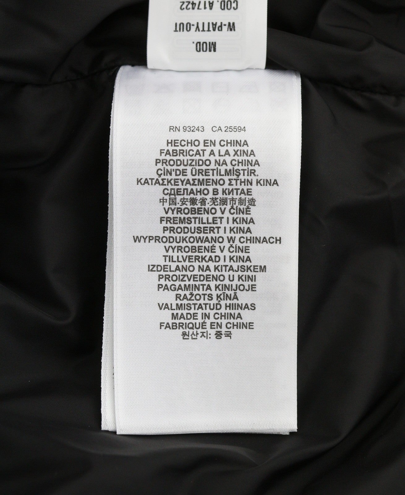 Jacket W-patty-out
