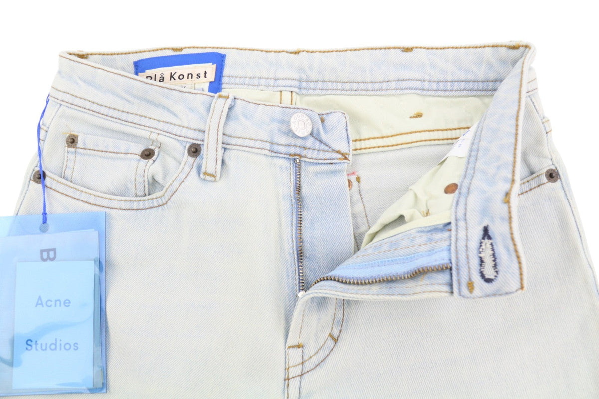 Acne Studios Bla Konst South Lt Blue Dam Jeansblue Faded Slim Fit