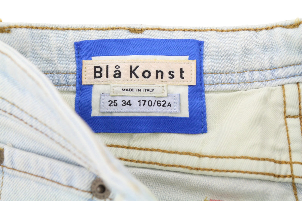 Acne Studios Bla Konst South Lt Blue Dam Jeansblue Faded Slim Fit
