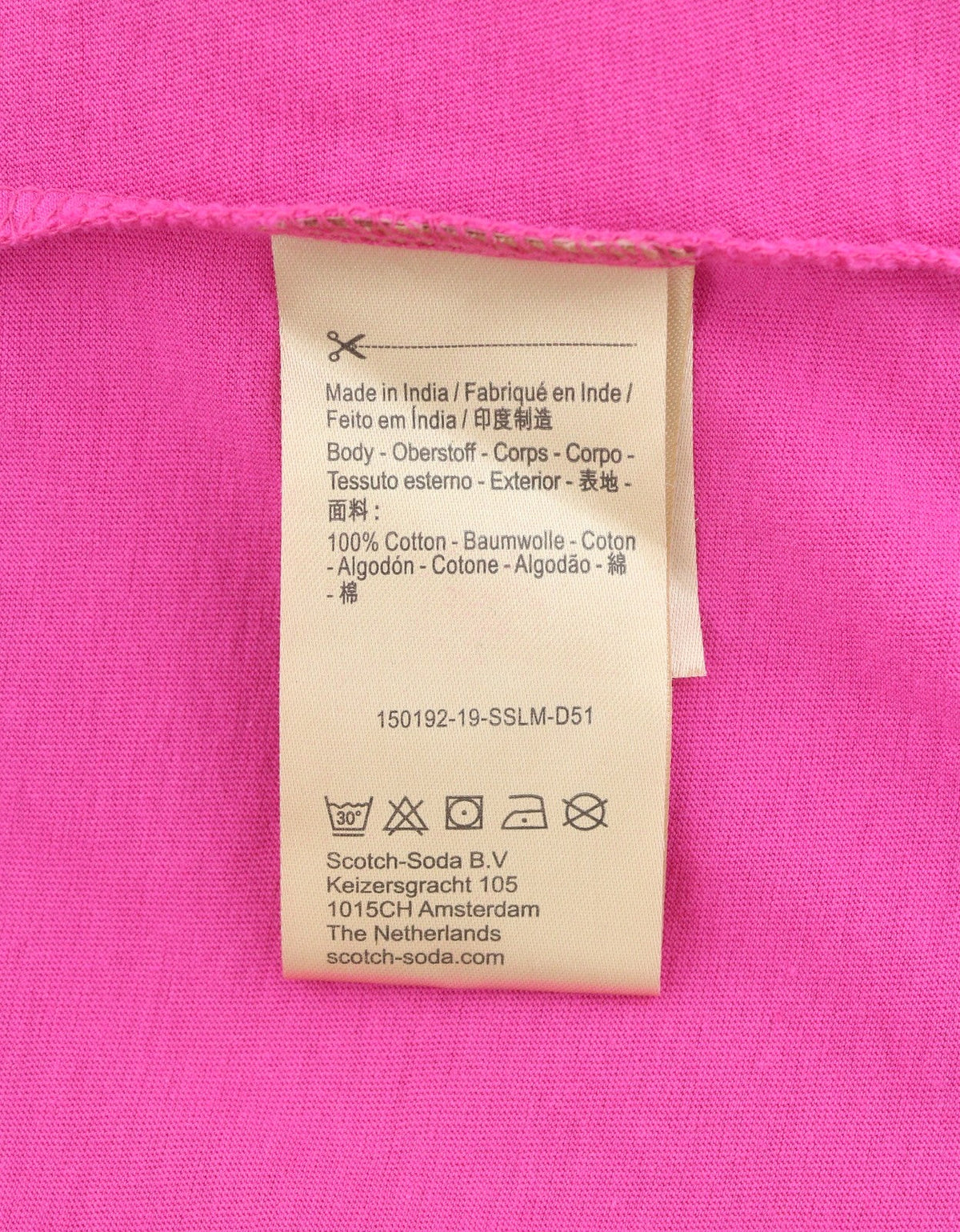 Pink Cotton T-shirt