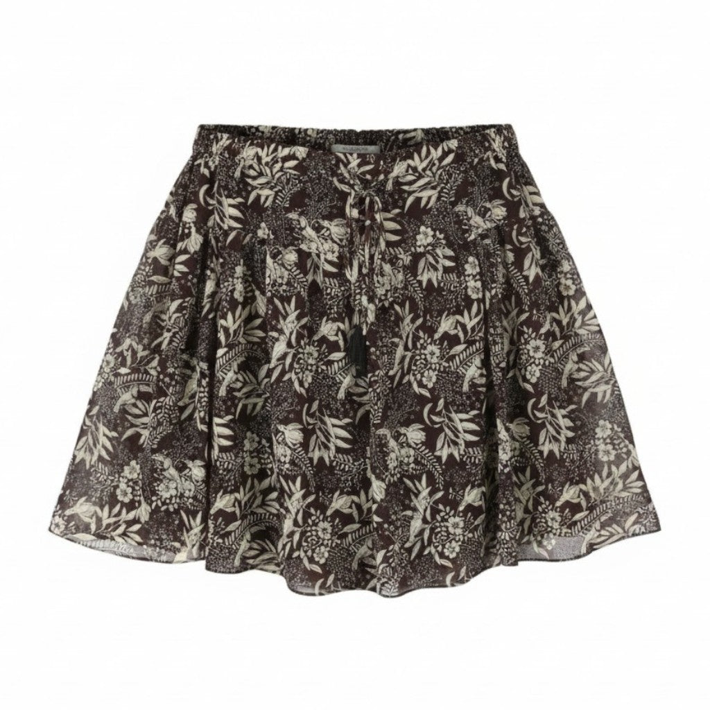 Brown Polyester Skirt