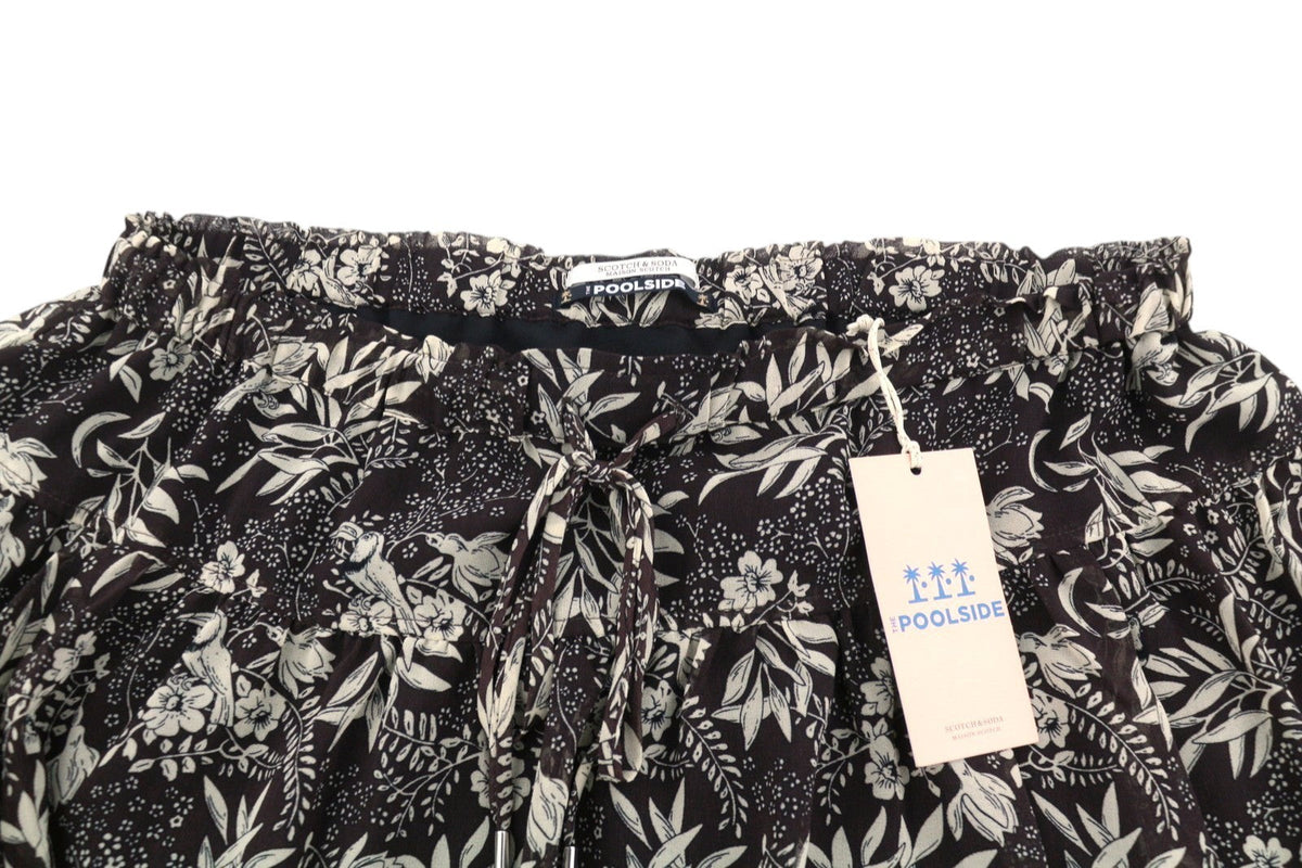 Brown Polyester Skirt