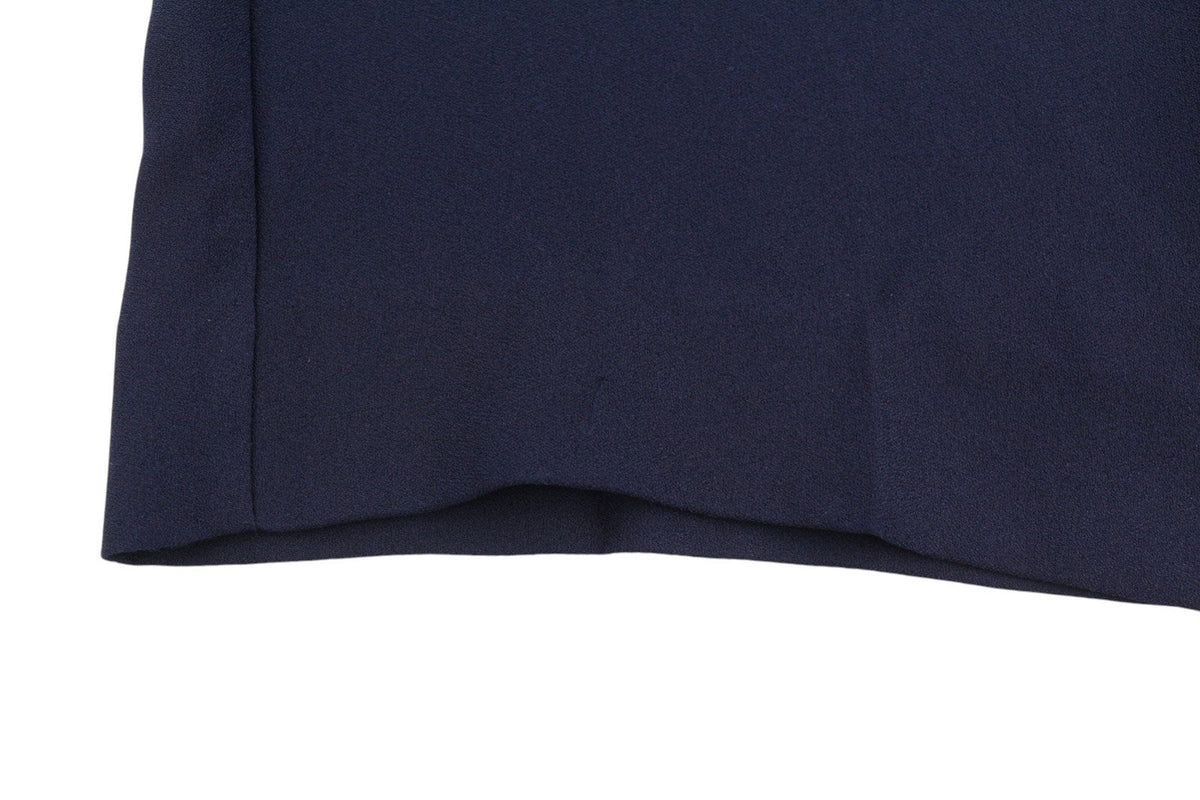 Blue Polyester Trousers