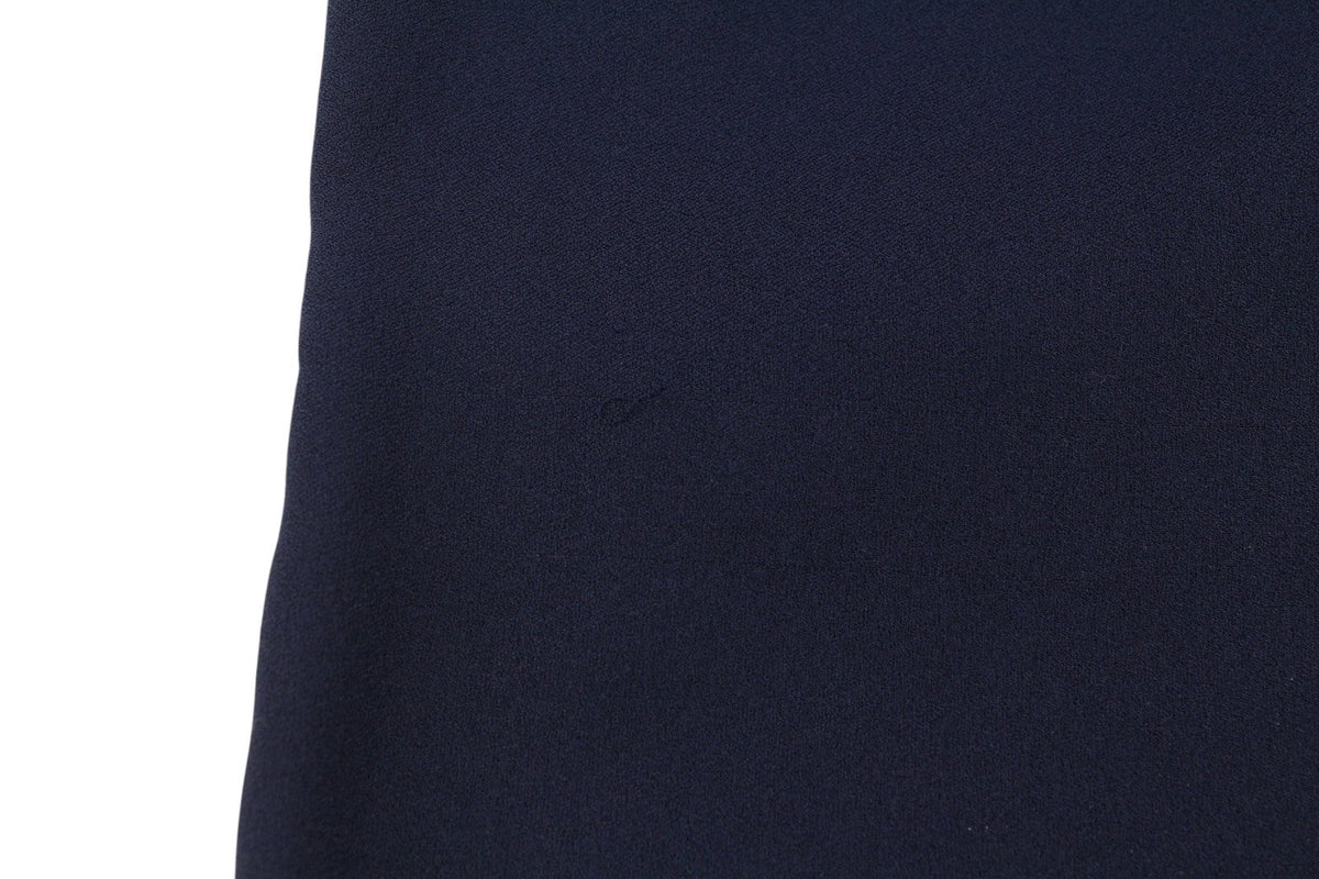 Blue Polyester Trousers