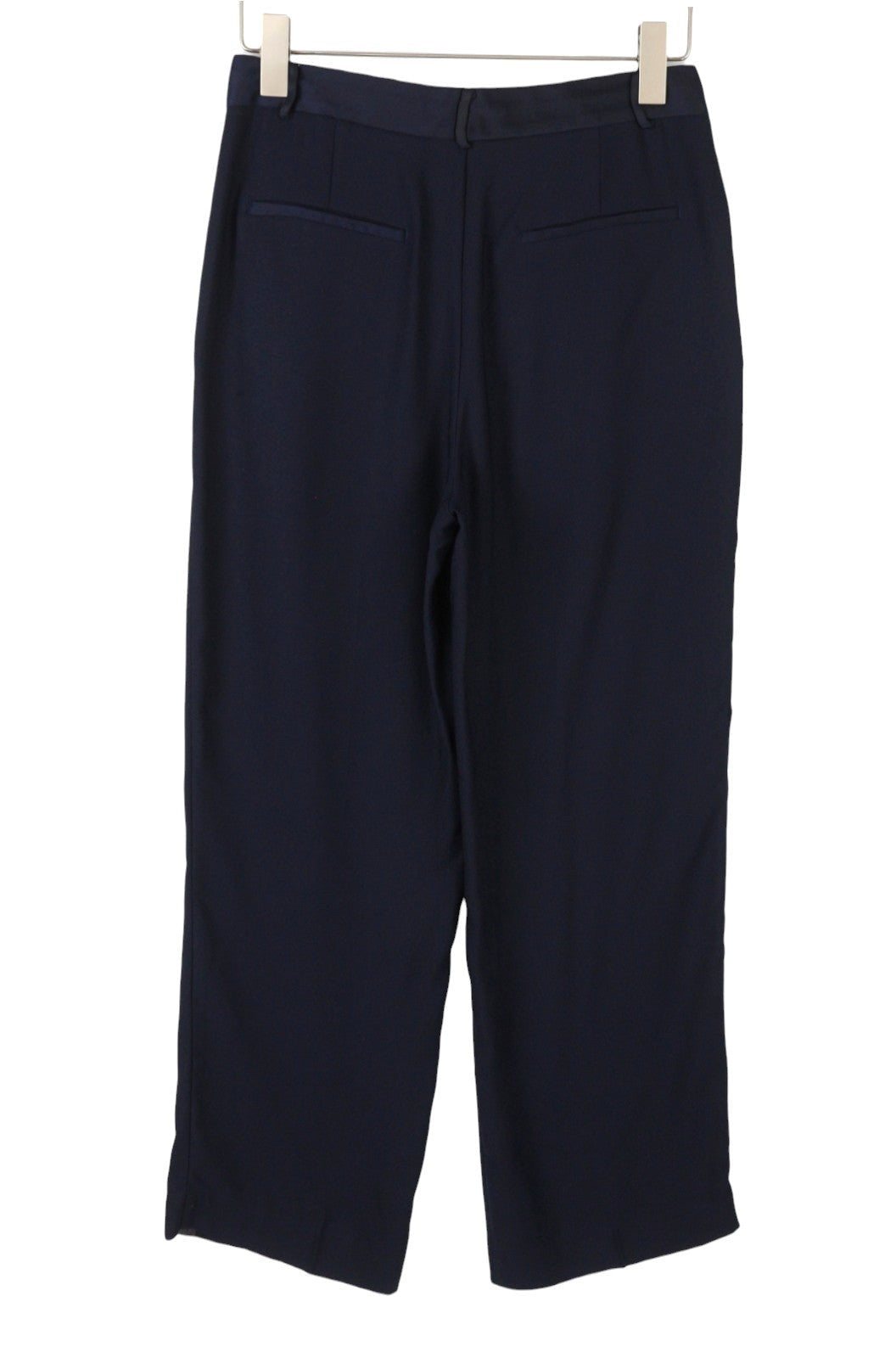 Blue Polyester Trousers