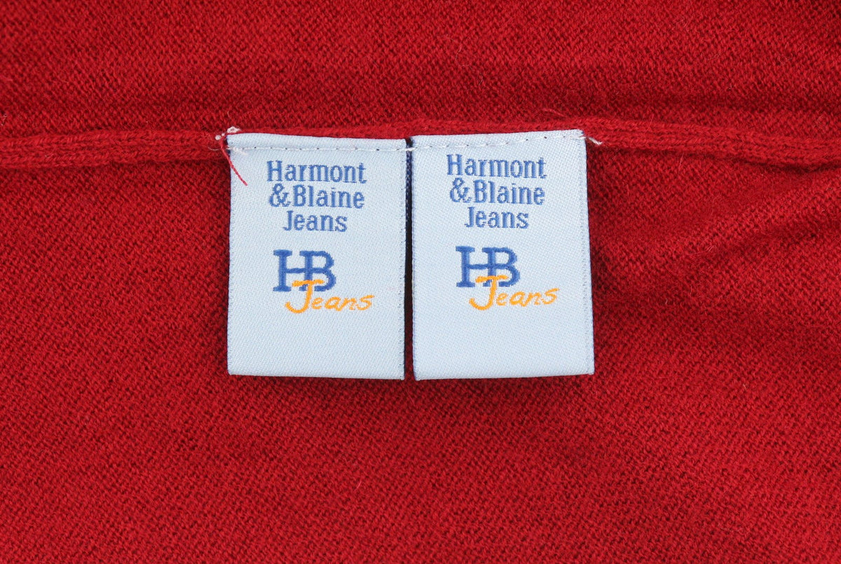 Harmont & Blaine Férfi Jumperred gyapjúkeverék, Kötött Nyomtatás