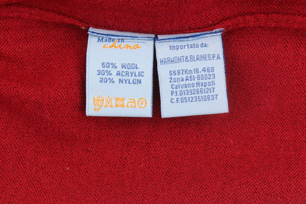 Harmont & Blaine Férfi Jumperred gyapjúkeverék, Kötött Nyomtatás