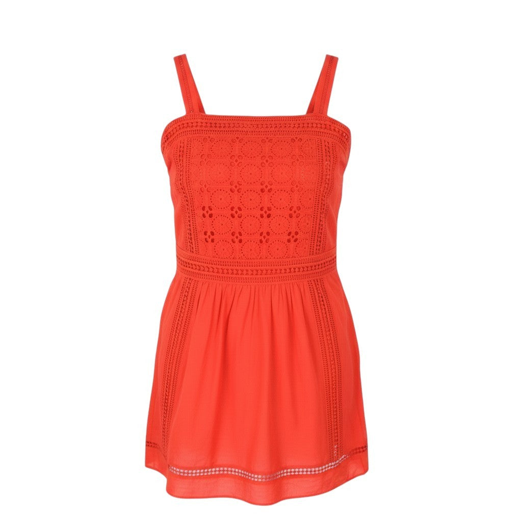 Orange Cotton Dress