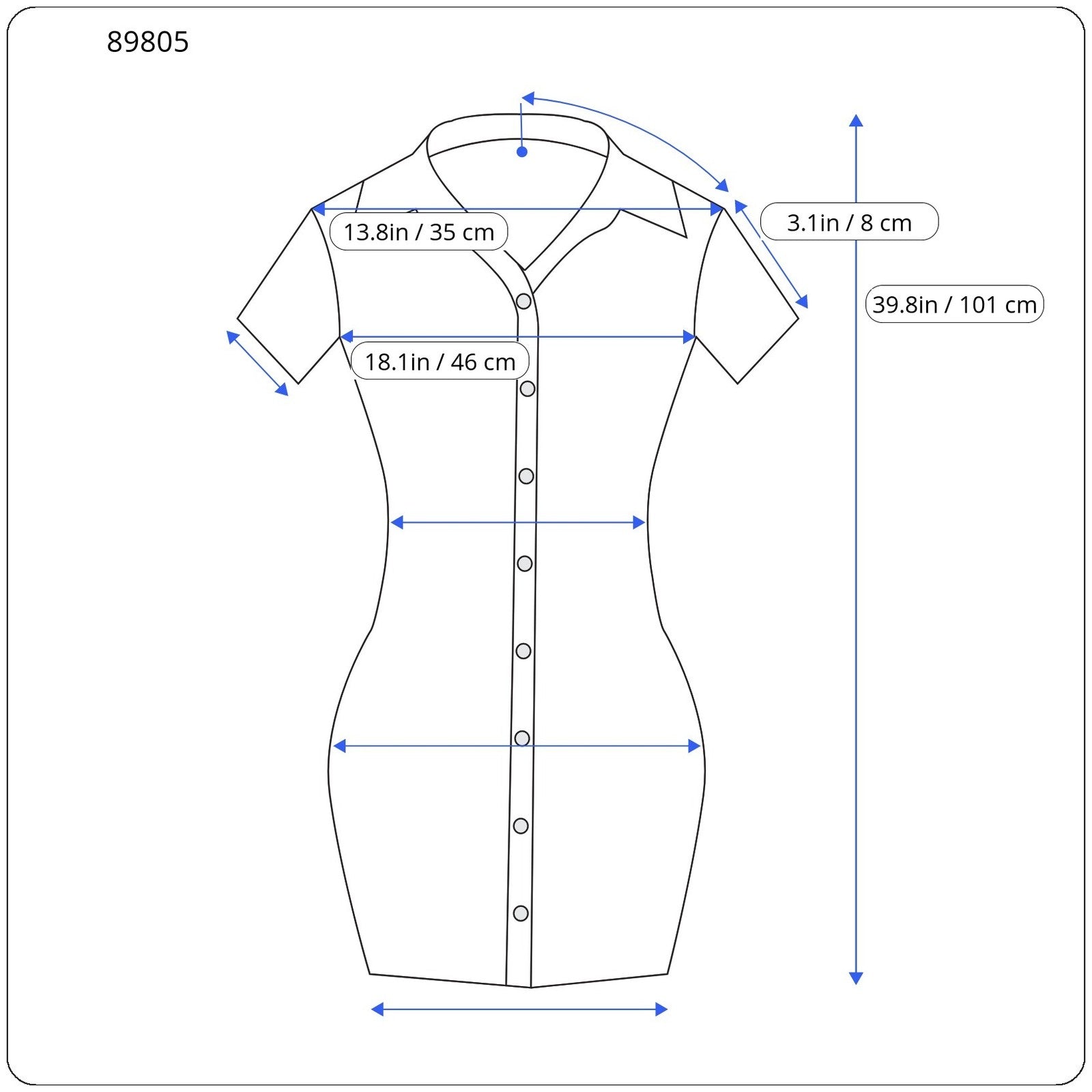 Dress Baria Flounce