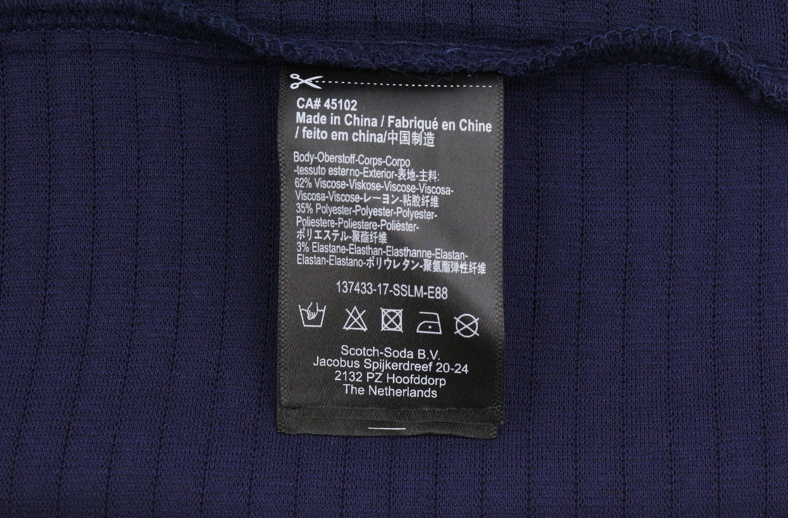 Blue Viscose Dress