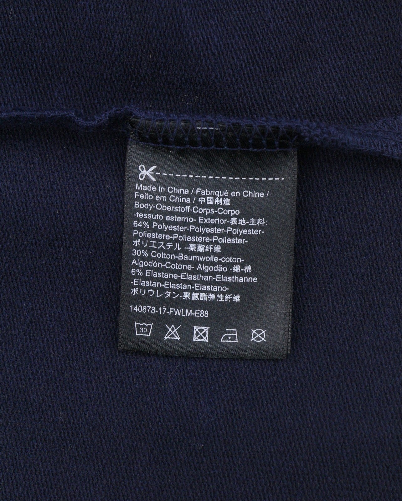 Blue Polyester Dress