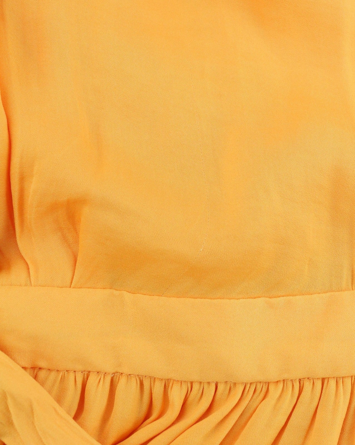 Yellow Polyester Dress