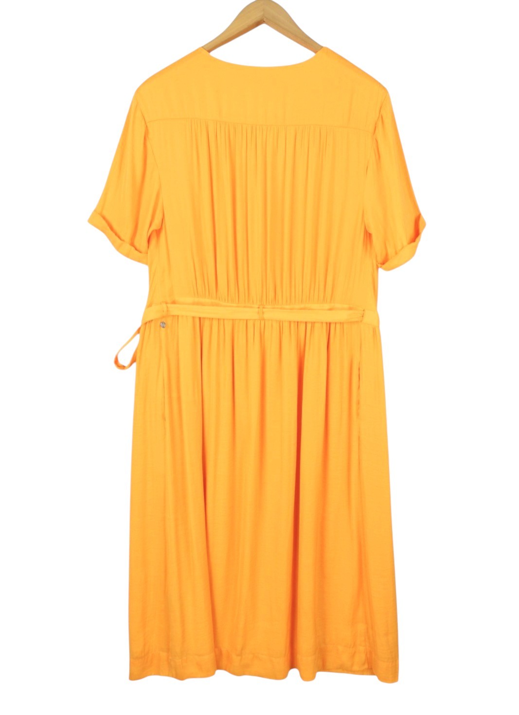 Yellow Polyester Dress