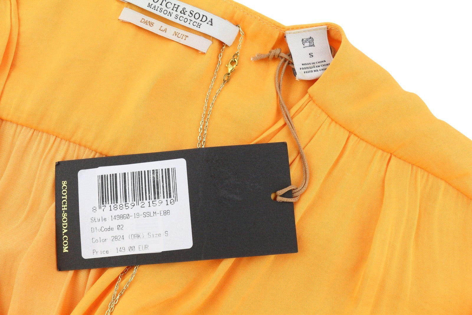 Yellow Polyester Dress