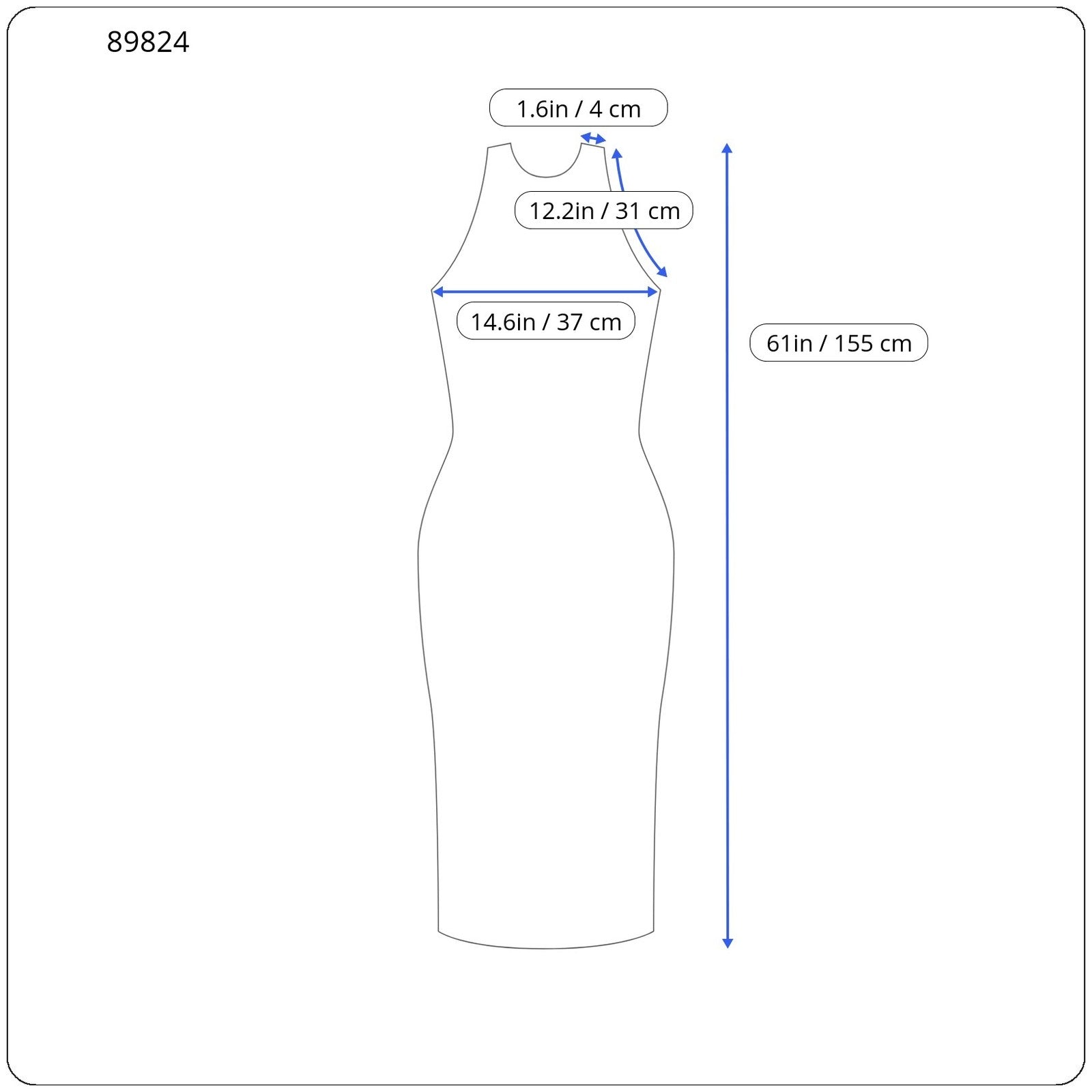 Klänning Rosie Cut Out Maxi
