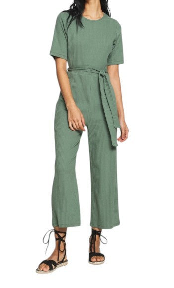 Green Cotton Jumpsuit