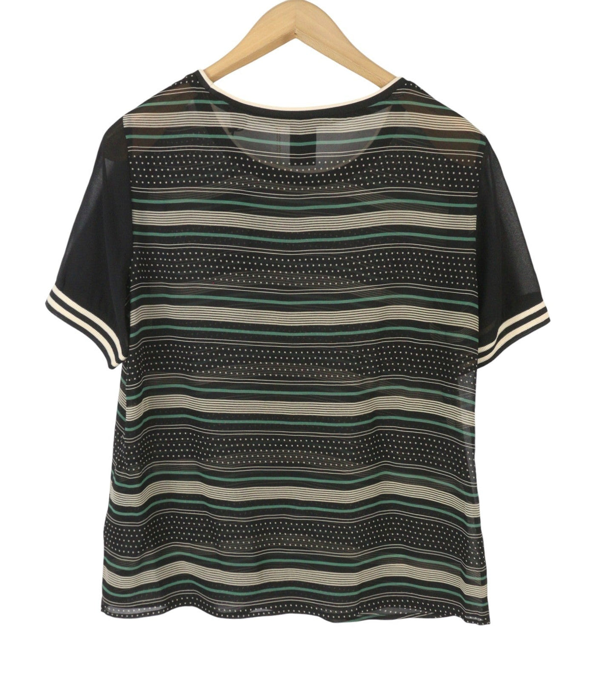 Black Polyester T-shirt