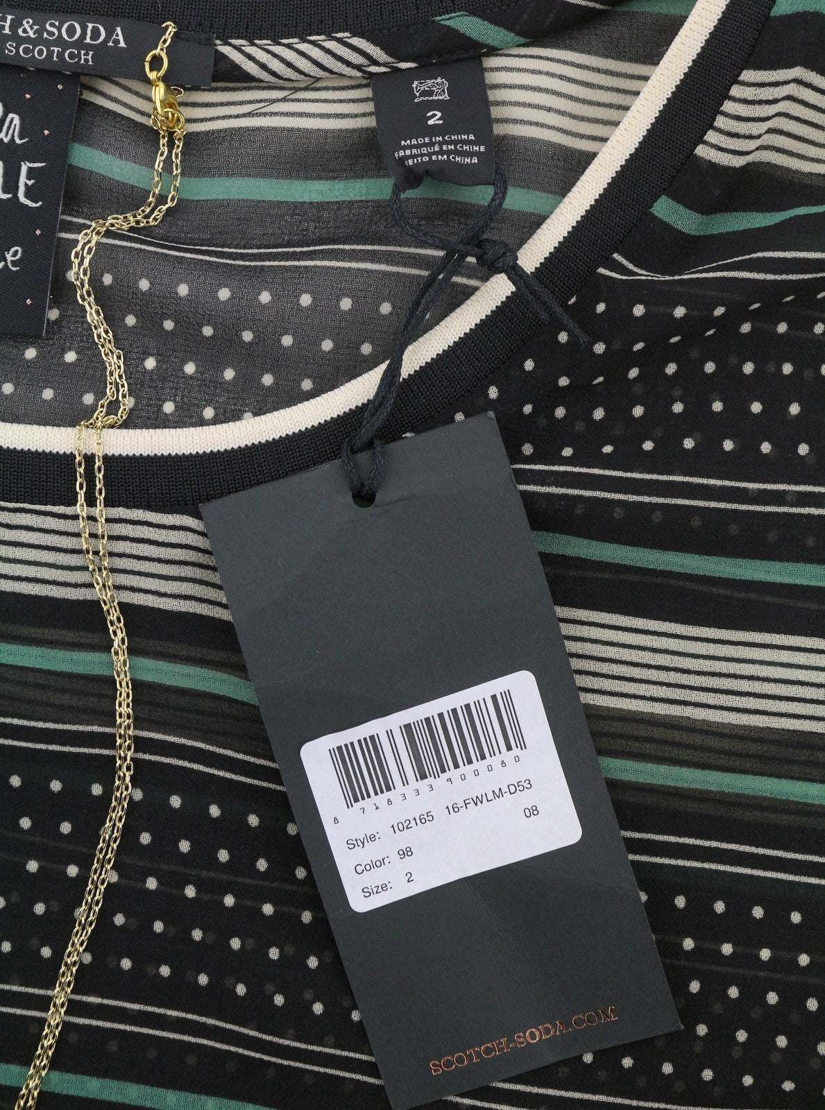 Black Polyester T-shirt