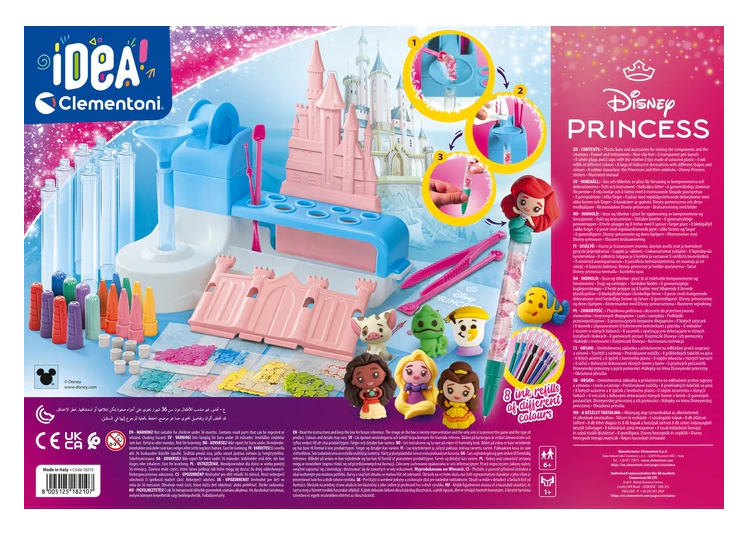 Idea Art Disney Princess Pen Factory Clementoni 18210