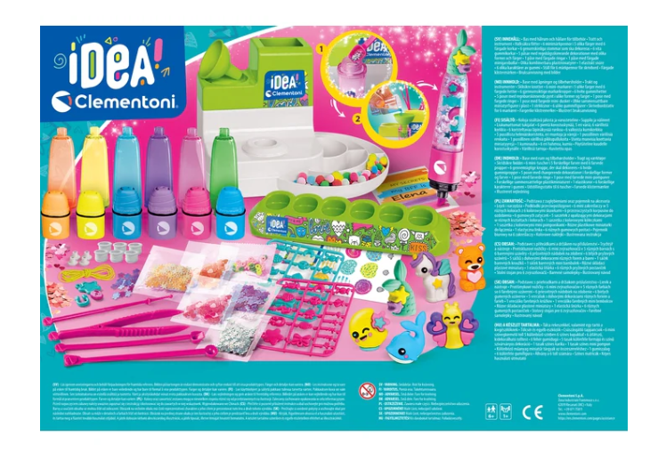 Idea Art Marker Factory Set Highlighters 6 Pcs Clementoni 18127