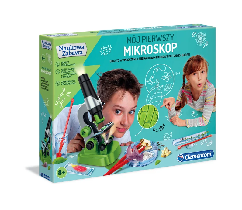 Science Play Meu Primeiro Microscópio Idioma Polonês Clementoni 50071