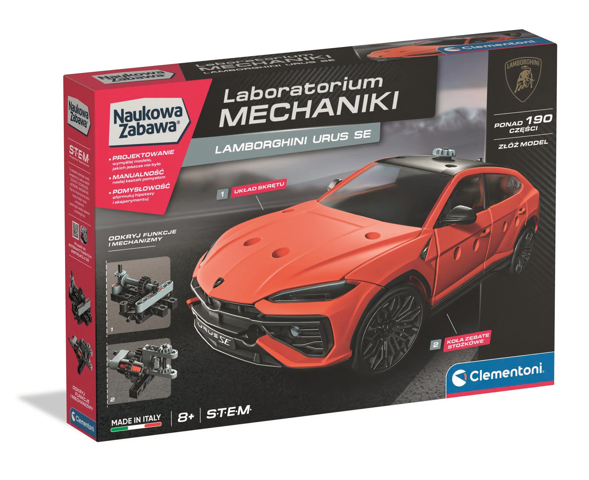 Science & Play Mechanics Laboratory: Lamborghini Urus Clementoni 50246