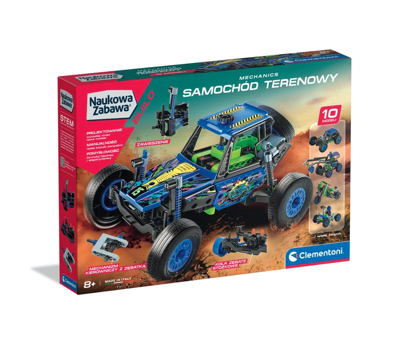 Scientific Fun Mechanics Laboratory Off-road Car Clementoni 50918