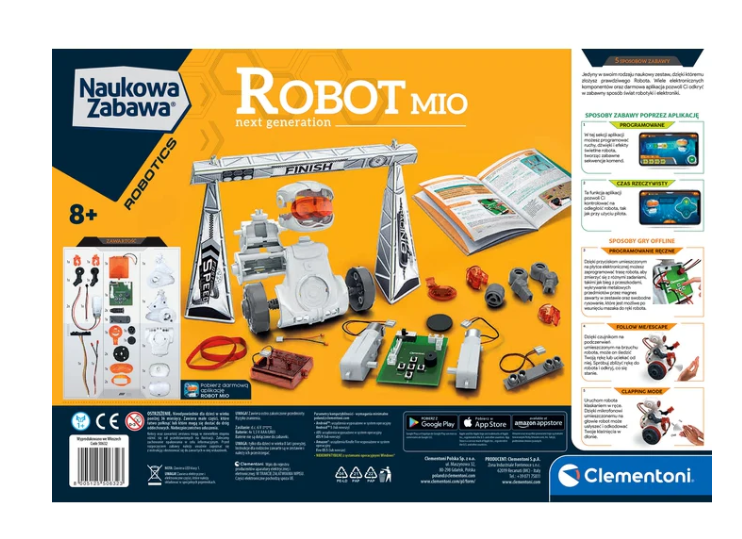 Scientific Fun Mio Robot: Nuova Generazione di Lingua Polacca Clementoni 50632