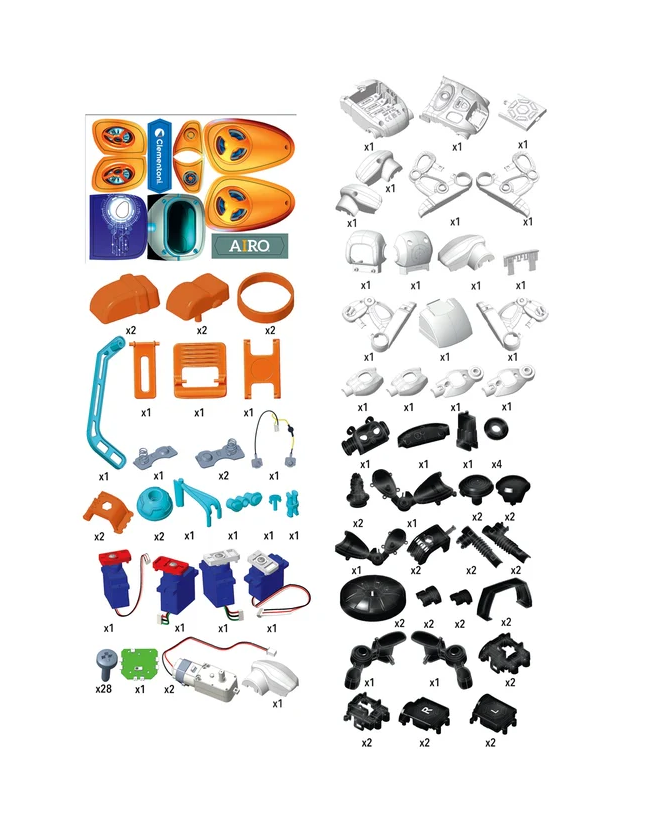 Scientific Fun Robot Airo Set – Polish Language Clementoni 50819