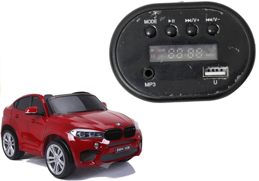 Rádiópanel elektromos utazáshoz Bmw X6m autón