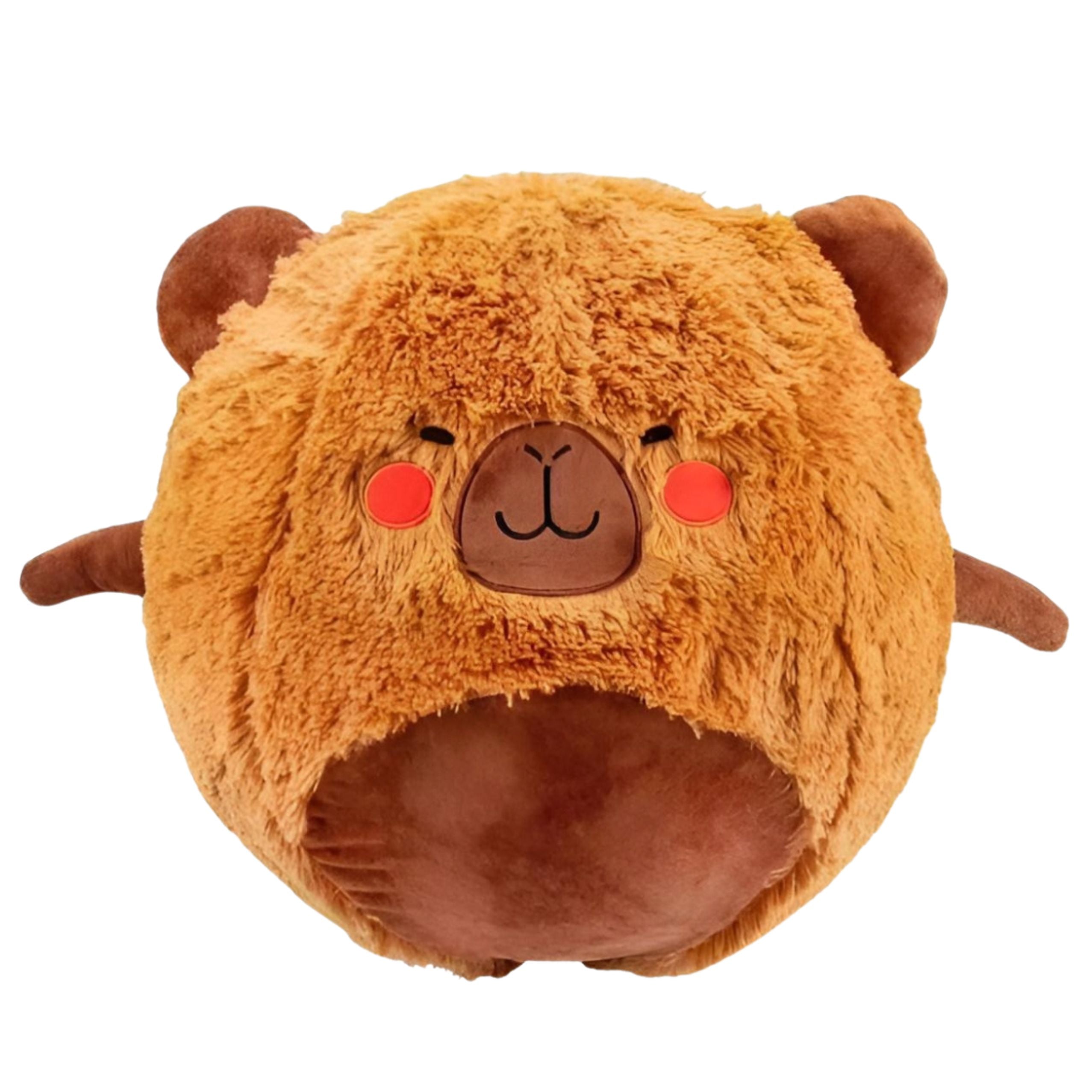 Jumping Ball Growing Plush Capybara Brown Pump 50 Cm