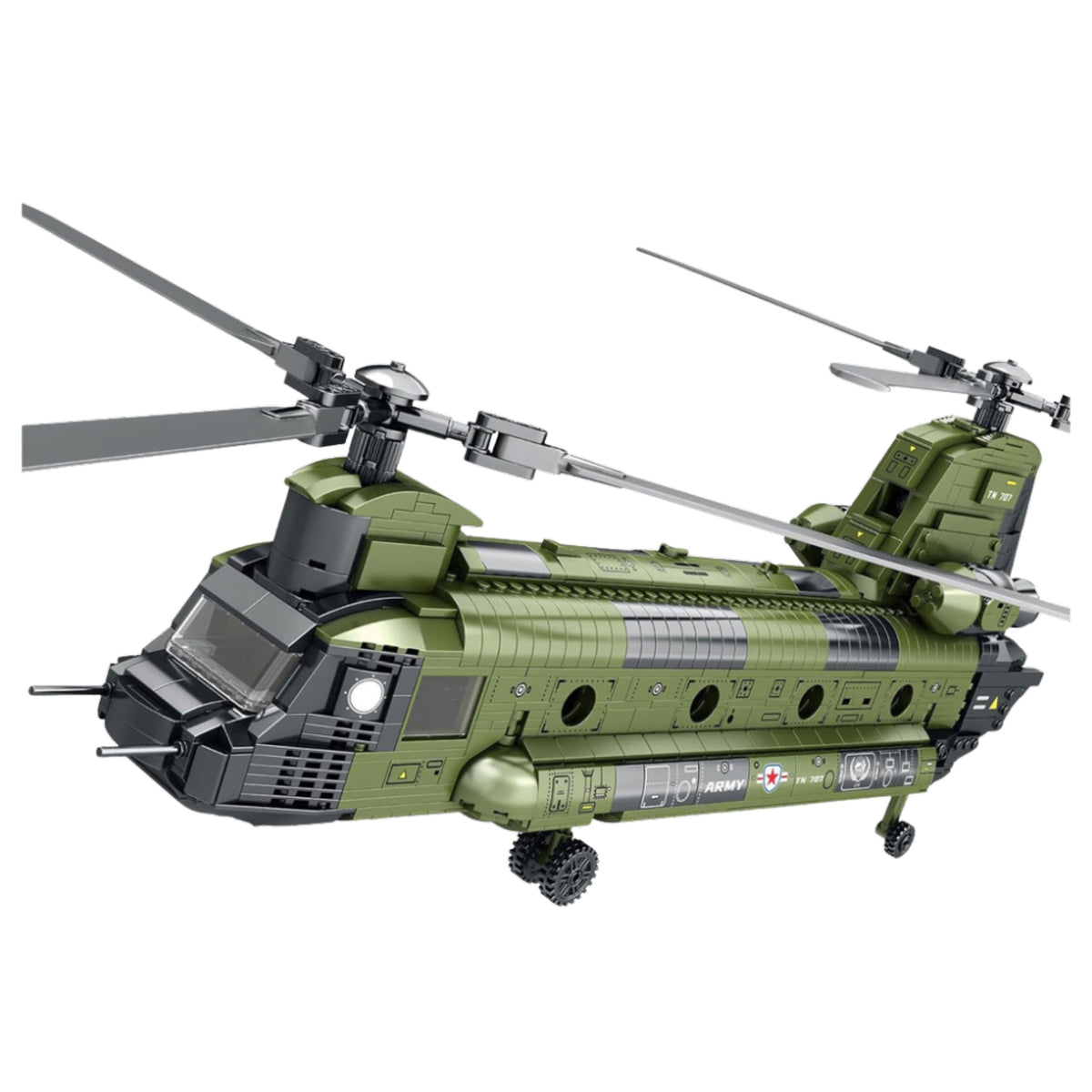 Brící Tógála Socraigh Héileacaptar Míleata Ch-47 Chinook 1451 ríomhaire.