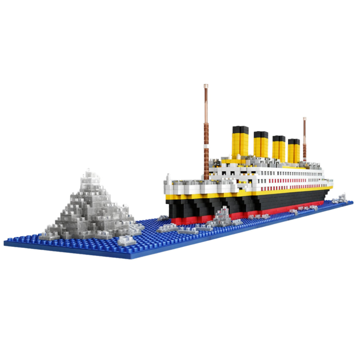 Blocs de construction de navire Titanic, modèle de navire 3d, 1878 pièces.