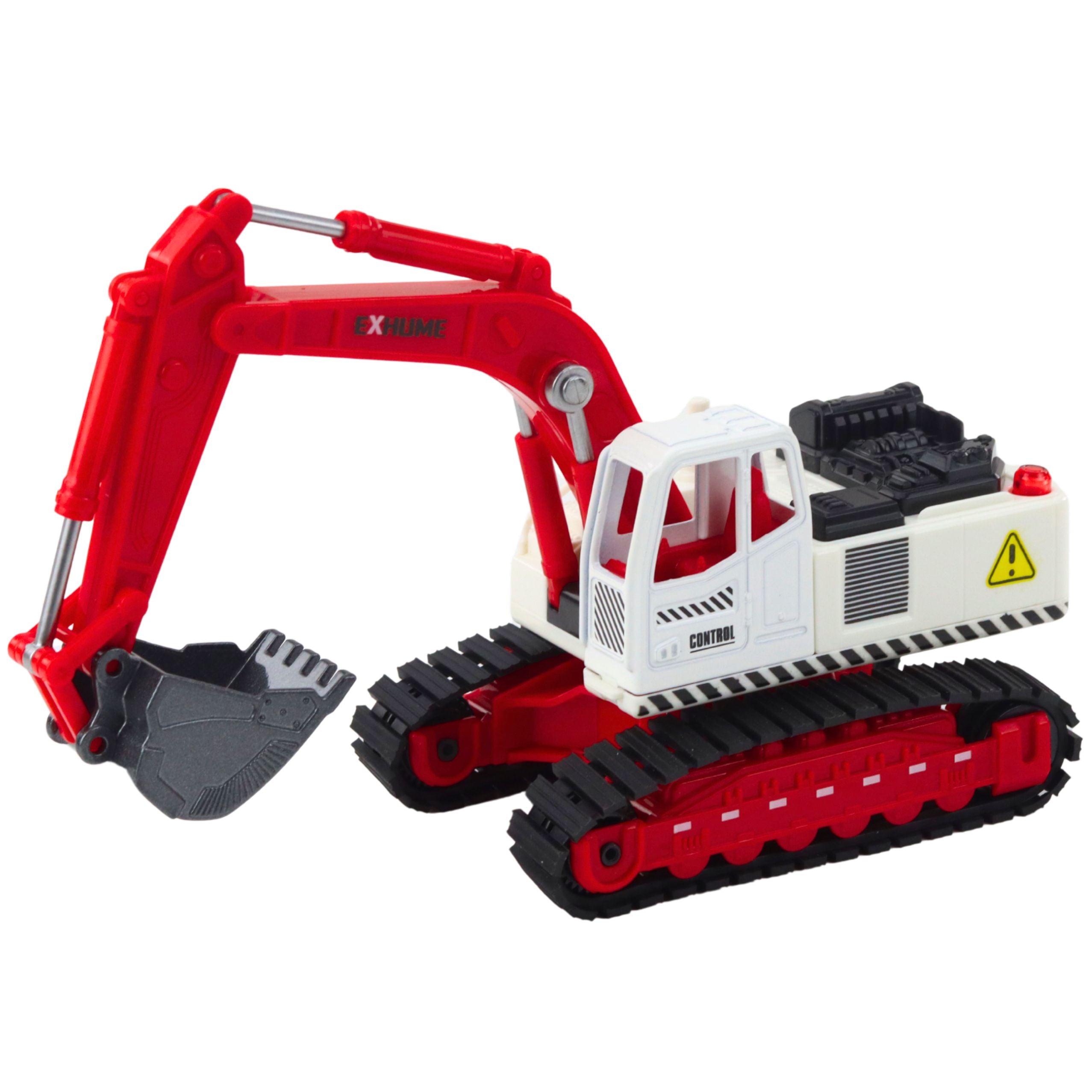 Metal Crawler Excavator With Movable Swivel Bucket Cabin Lights Sounds