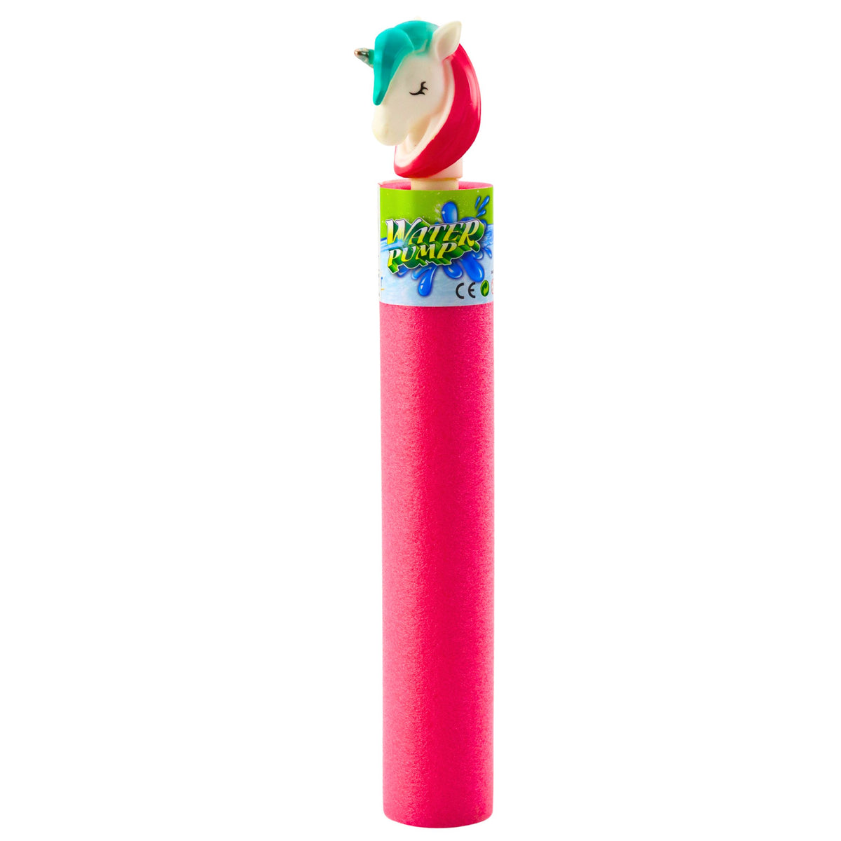 Foam Weapon Pump Water Stick Unicorn Pink Purple 35 Cm