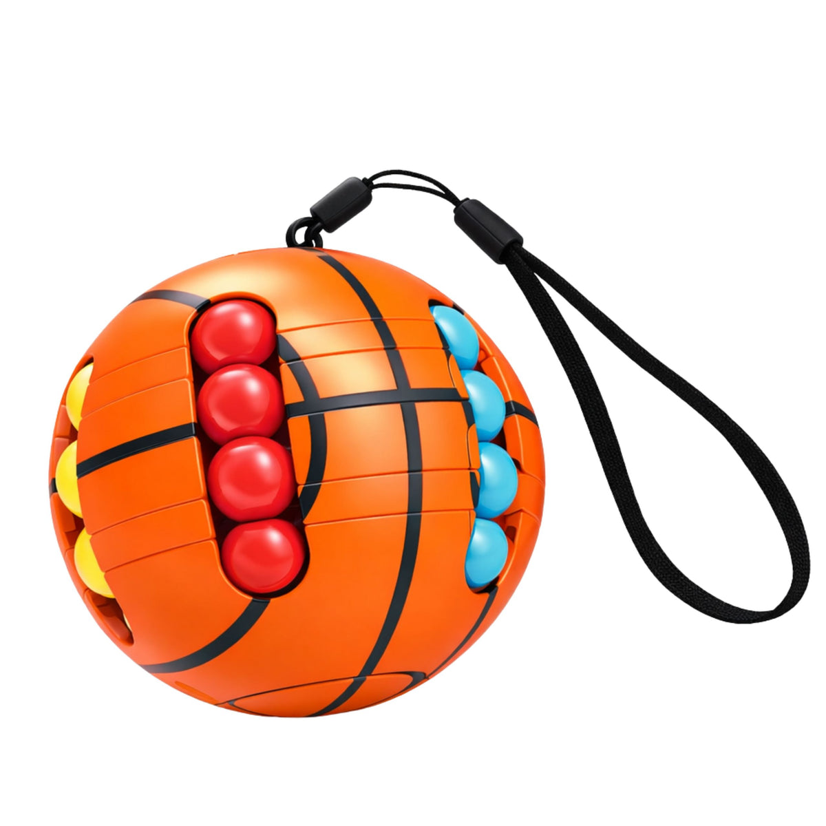 Ball Puzzle Arcade Logic Senzorial Pentru Copii Portocaliu