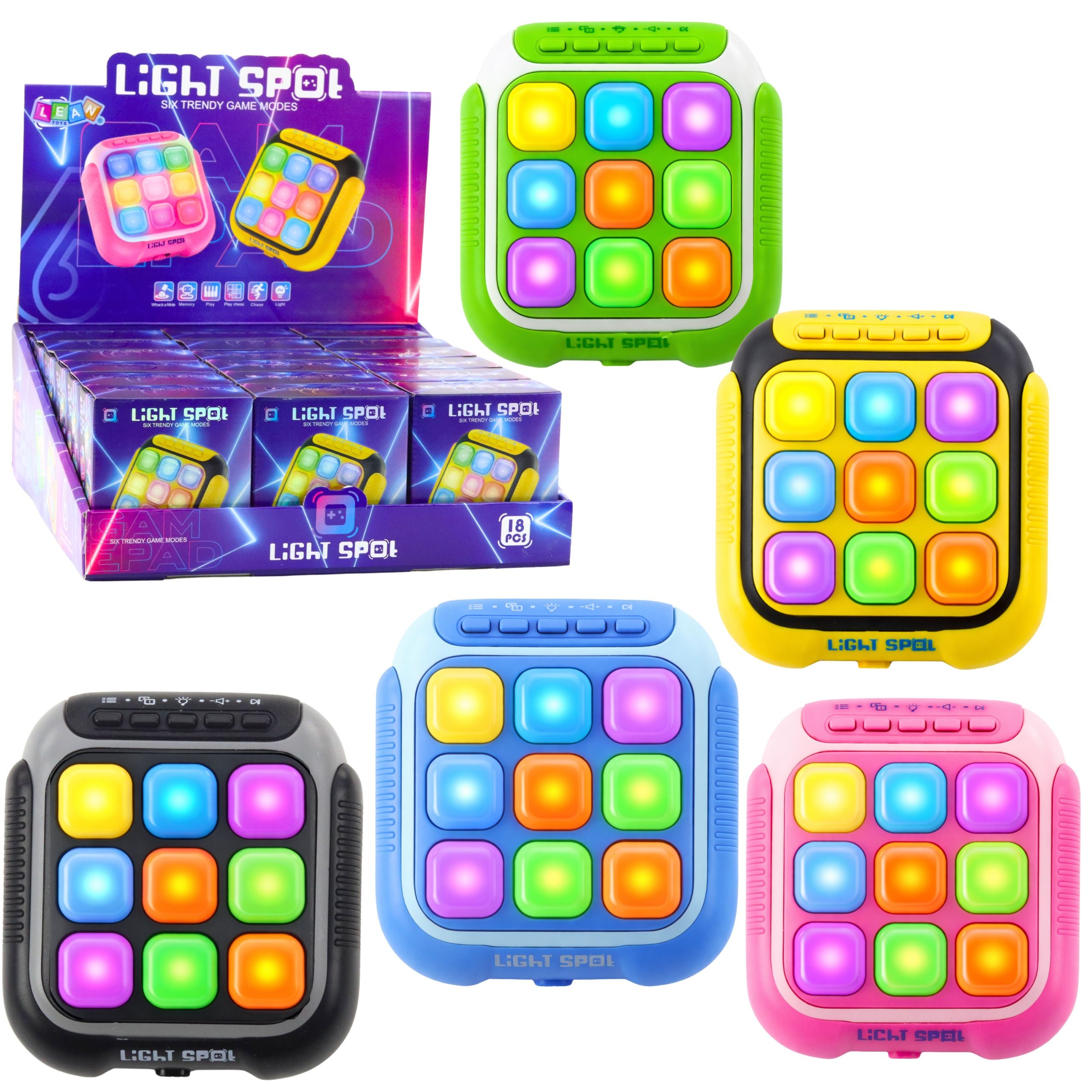 Game Console Electronic Arcade Educational 6 Game Modes