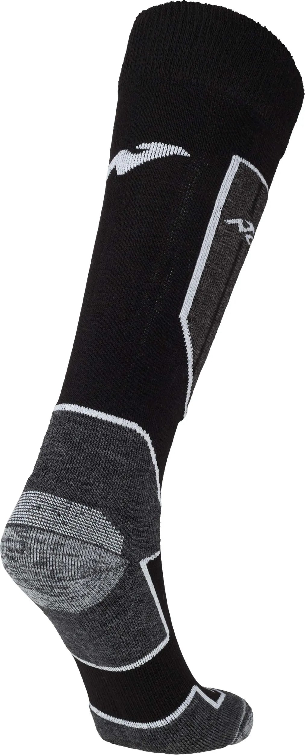 Nordica unissex lite preto/branco preto 39-41