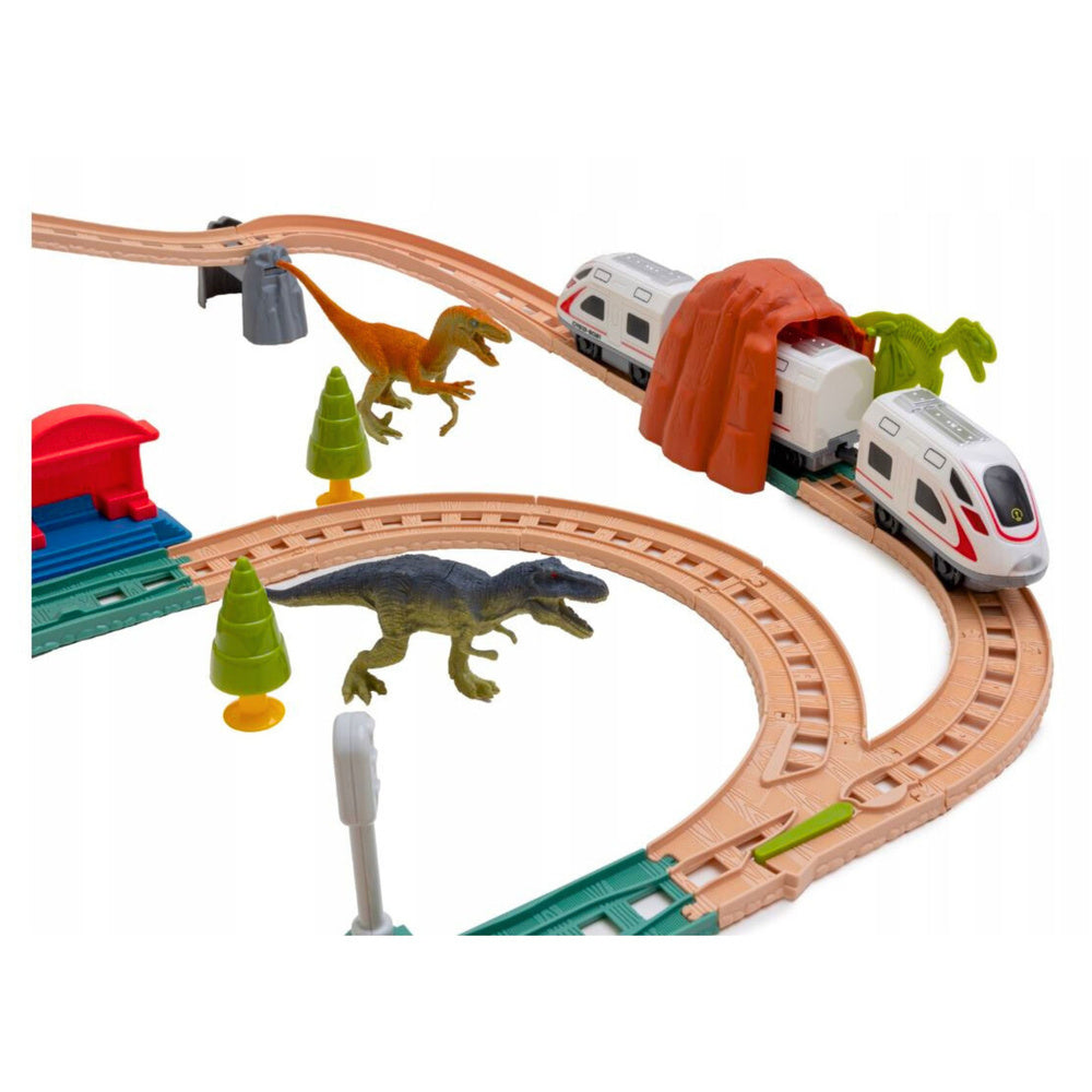 Dinosaur Park Electric Train Set With Lights And Sounds 76 Cm
