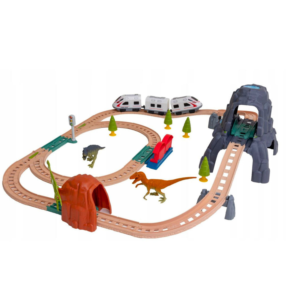 Dinosaur Park Electric Train Set With Lights And Sounds 76 Cm