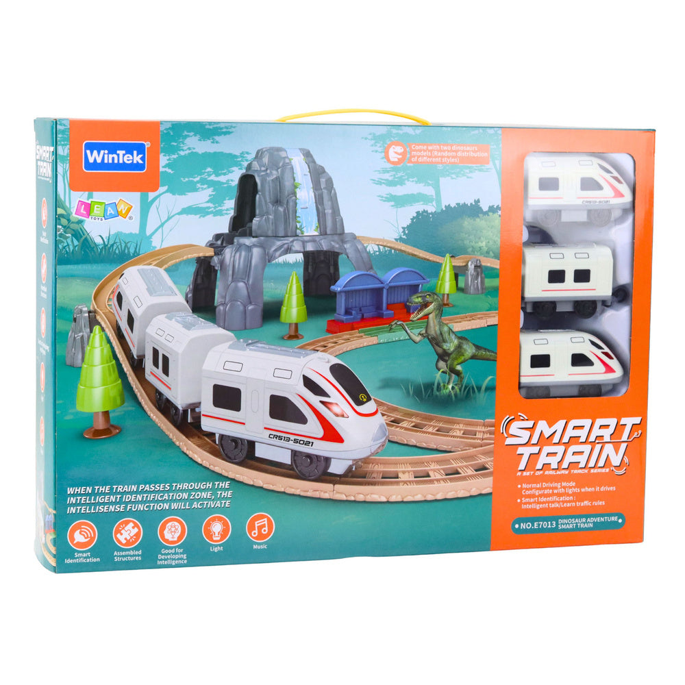 Dinosaur Park Electric Train Set With Lights And Sounds 76 Cm