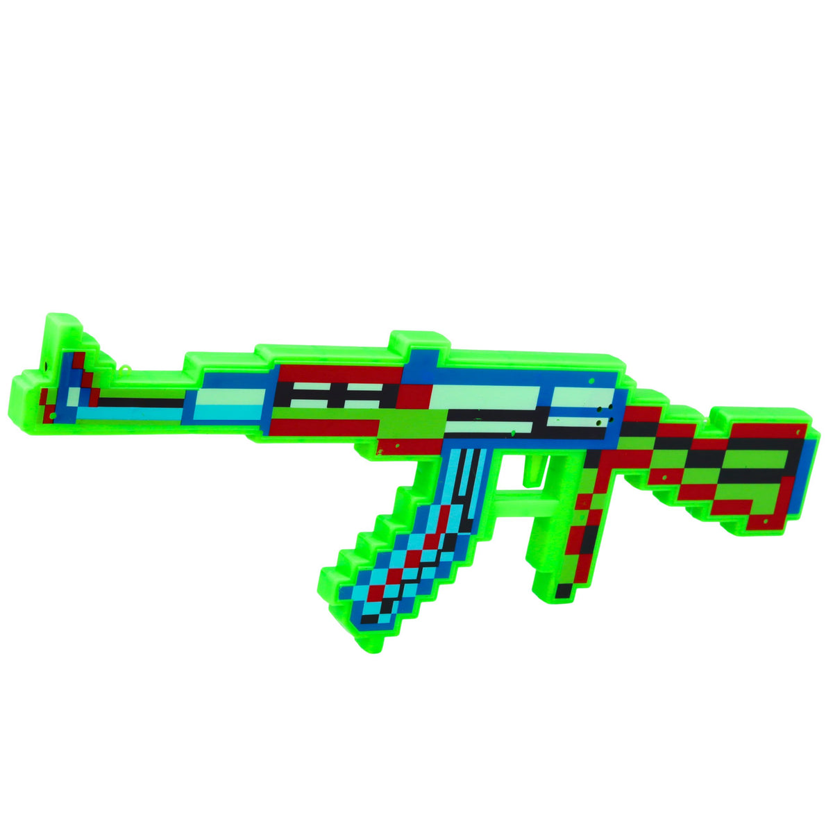 Pixel-Gewehrwaffenlichter, Geräusche, Lasergrün, 45 cm