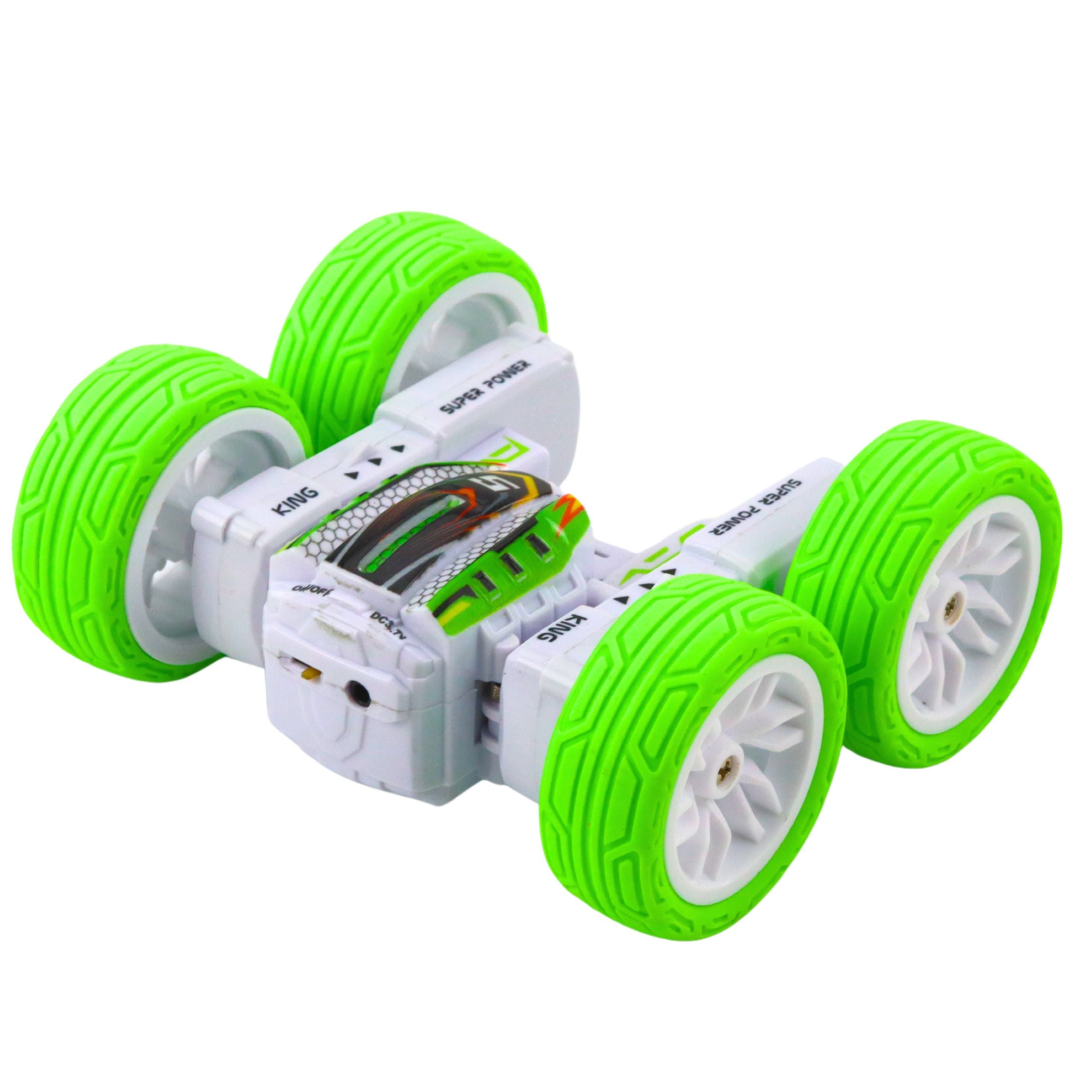 Remote Controlled Acrobatic Off-road Car 360° Green 1:32
