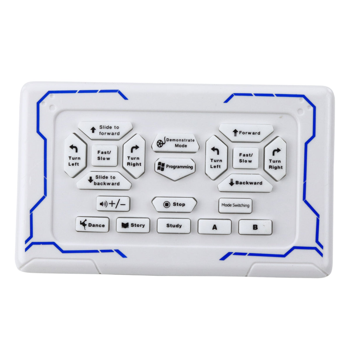Interactive Remote Controlled Robot Rc 16 Functions Lights Sounds Blue