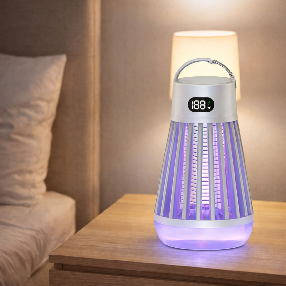 Electric Mosquito Killer Lamp Uv Light White