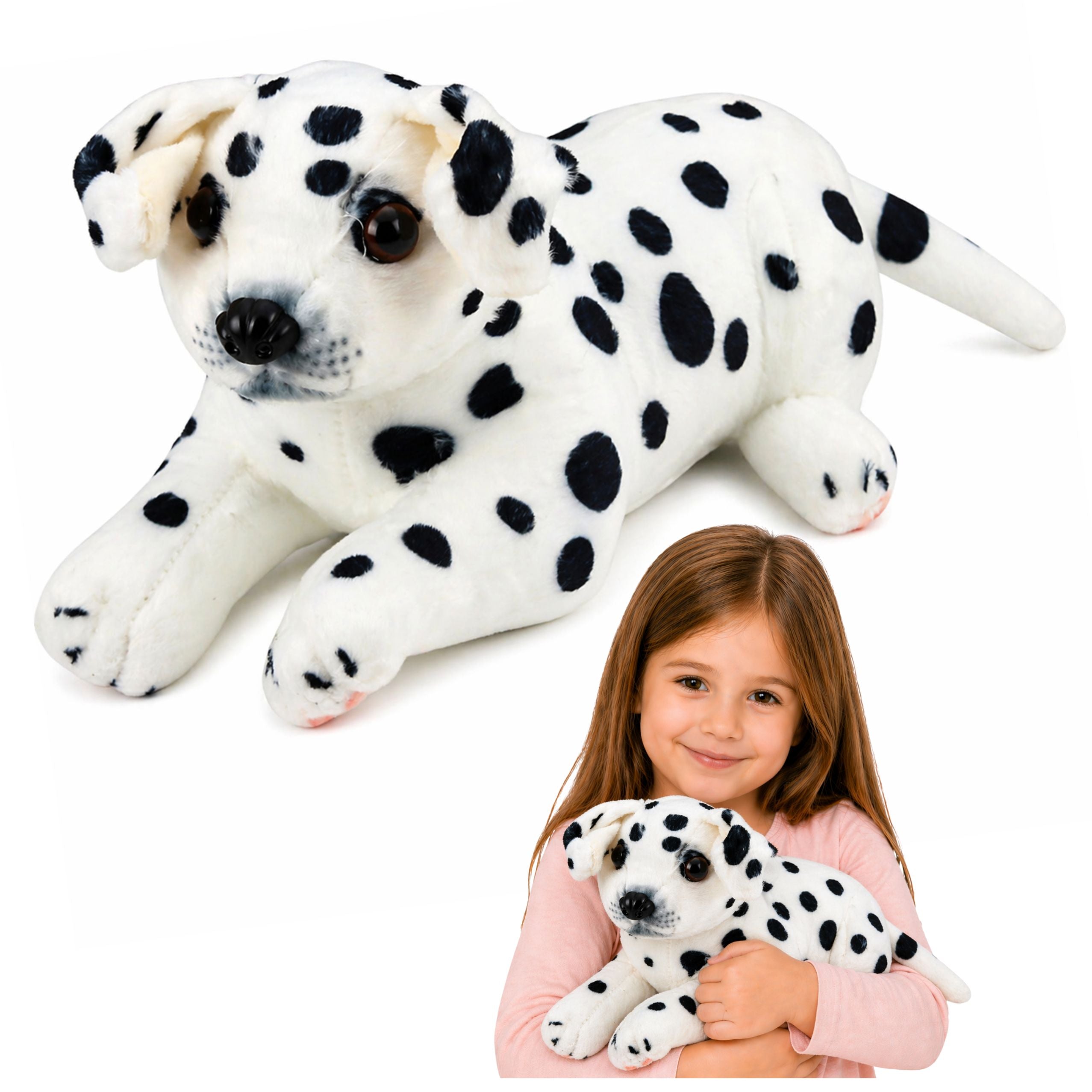 Plush Dalmatian Dog Cuddly Toy Plush Toy Soft Dog 25 Cm