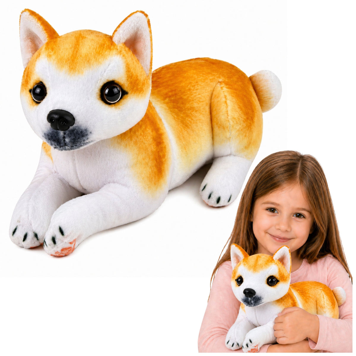 Plush Shiba Inu Dog Cuddly Toy Plush Toy Soft Dog 25 Cm